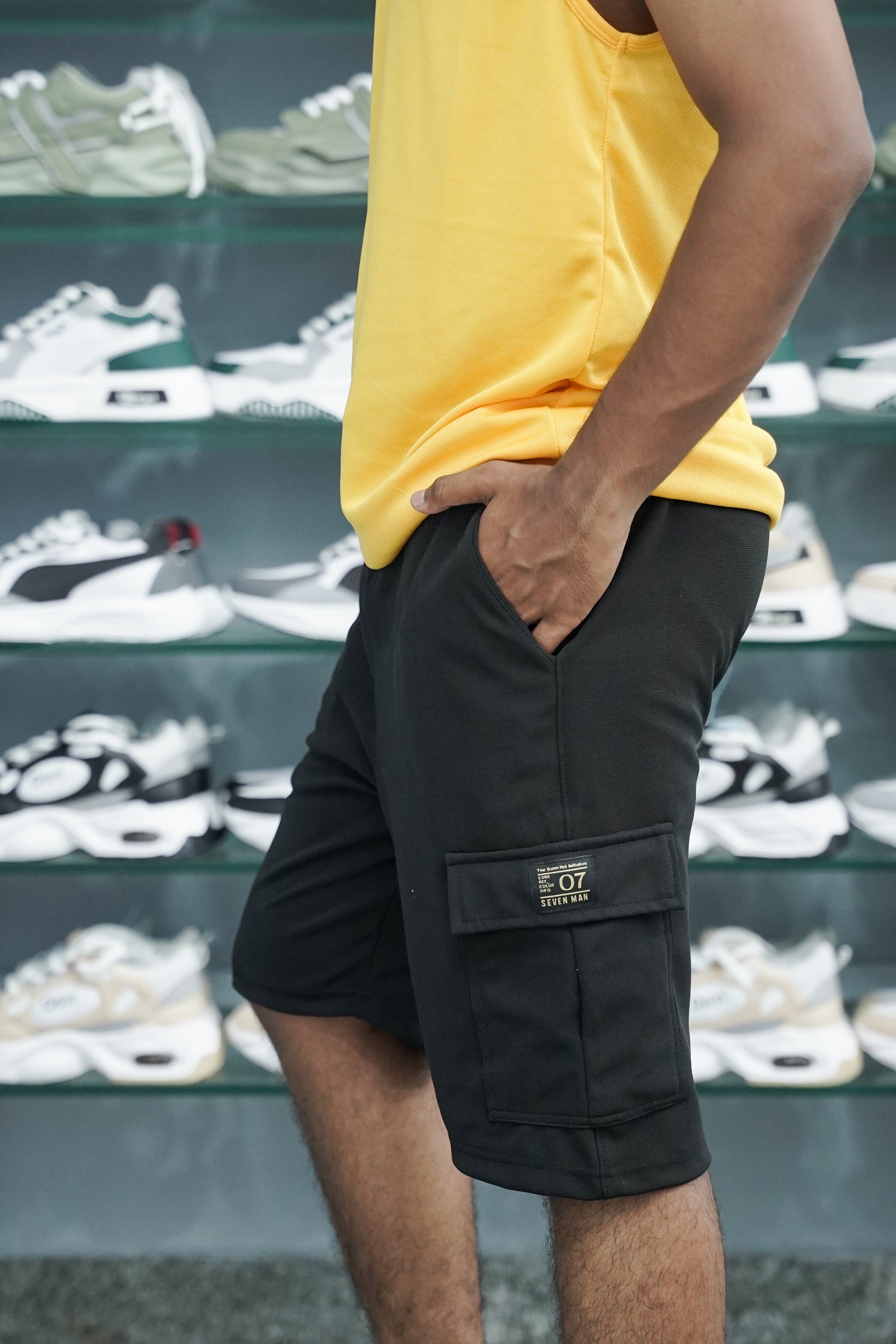 Daily Wear Trendy Mens Trouser & Shorts - Black