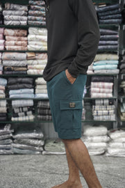 Daily Wear Trendy Mens Ottoman Trouser & Shorts - Bottle Green-7 Man