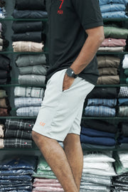 Daily Wear Trendy Mens Popcorn Trouser & Shorts - Ash