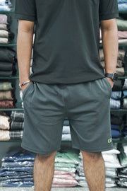 Daily Wear Trendy Mens Popcorn Trouser & Shorts - Grey 
