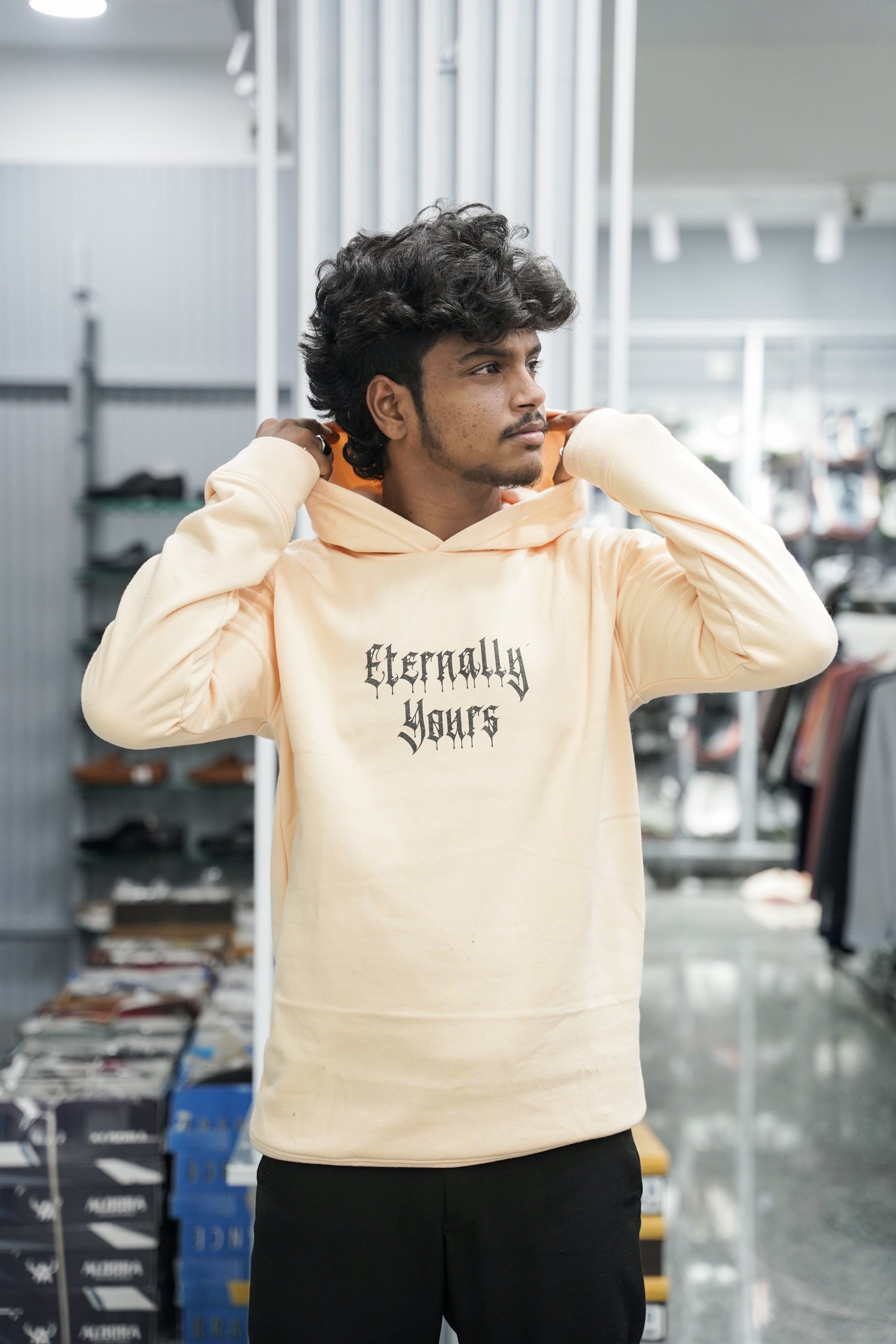 Full Sleeve Oversized Printed Hoodies & Sweatshirts - Eternally Yours - Sandle-7 Man