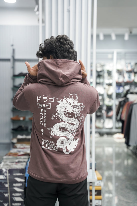 Full Sleeve Oversized Printed Hoodies & Sweatshirts - Special Moment - Maroon-7 Man