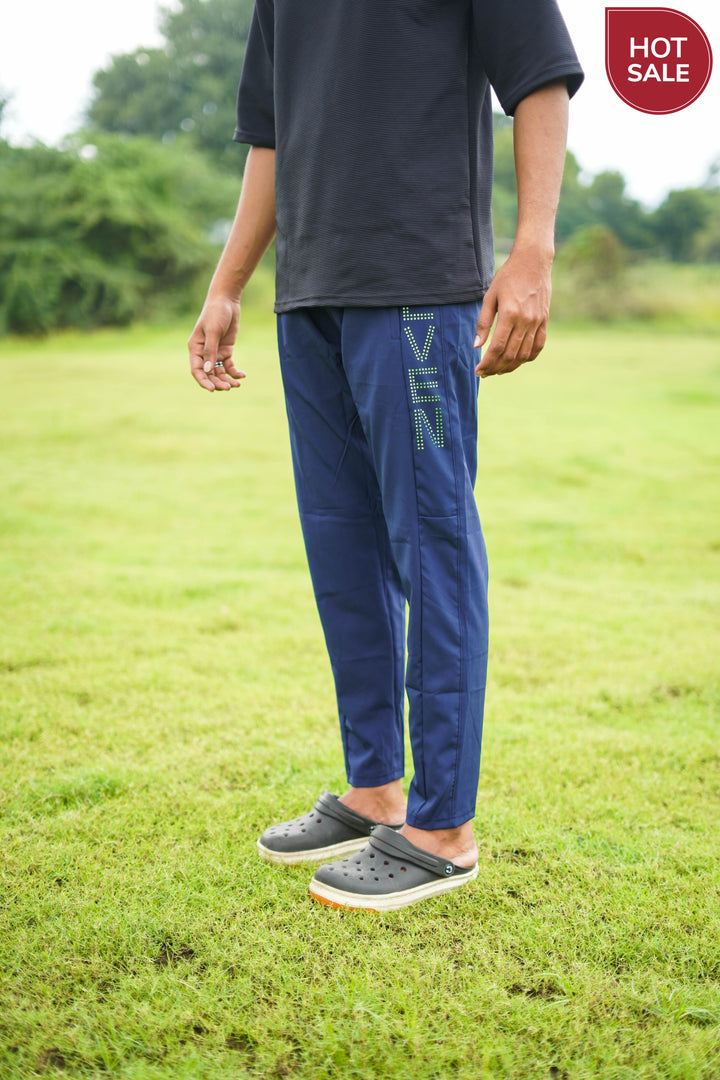 Men's Casual Daily Wear NS Track Pant -NAVY BLUE-Track Pant-7 Man