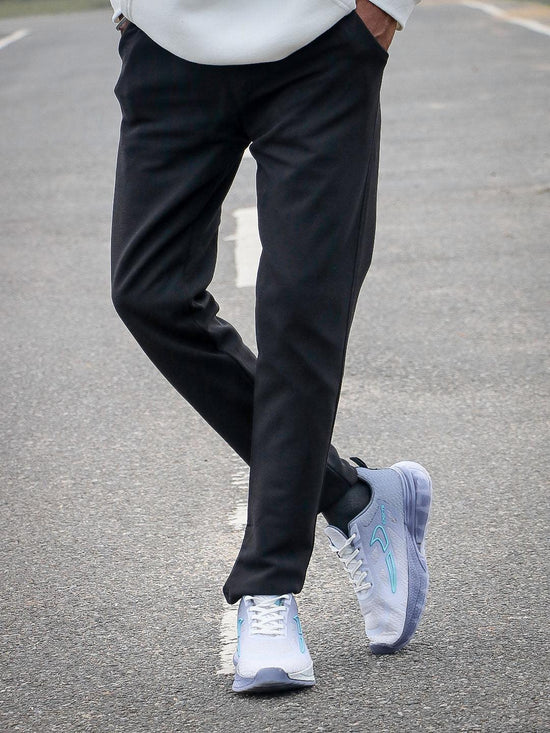 Premium Slim Fit Lycra Pants for Men – Stylish & Comfortable - Black-7 Man