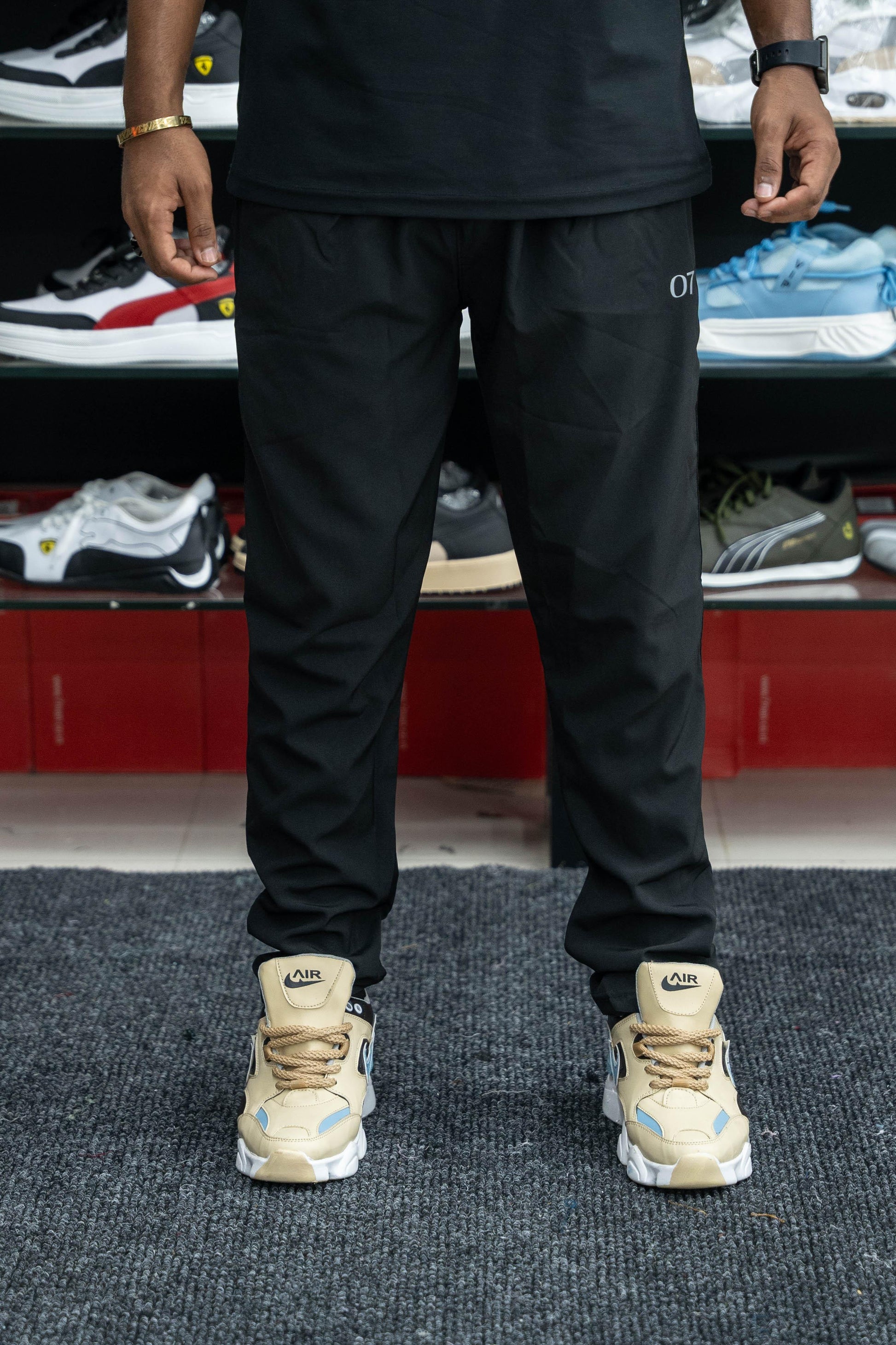 Daily Wear Regular Fit Mens NS Track Pant - Black