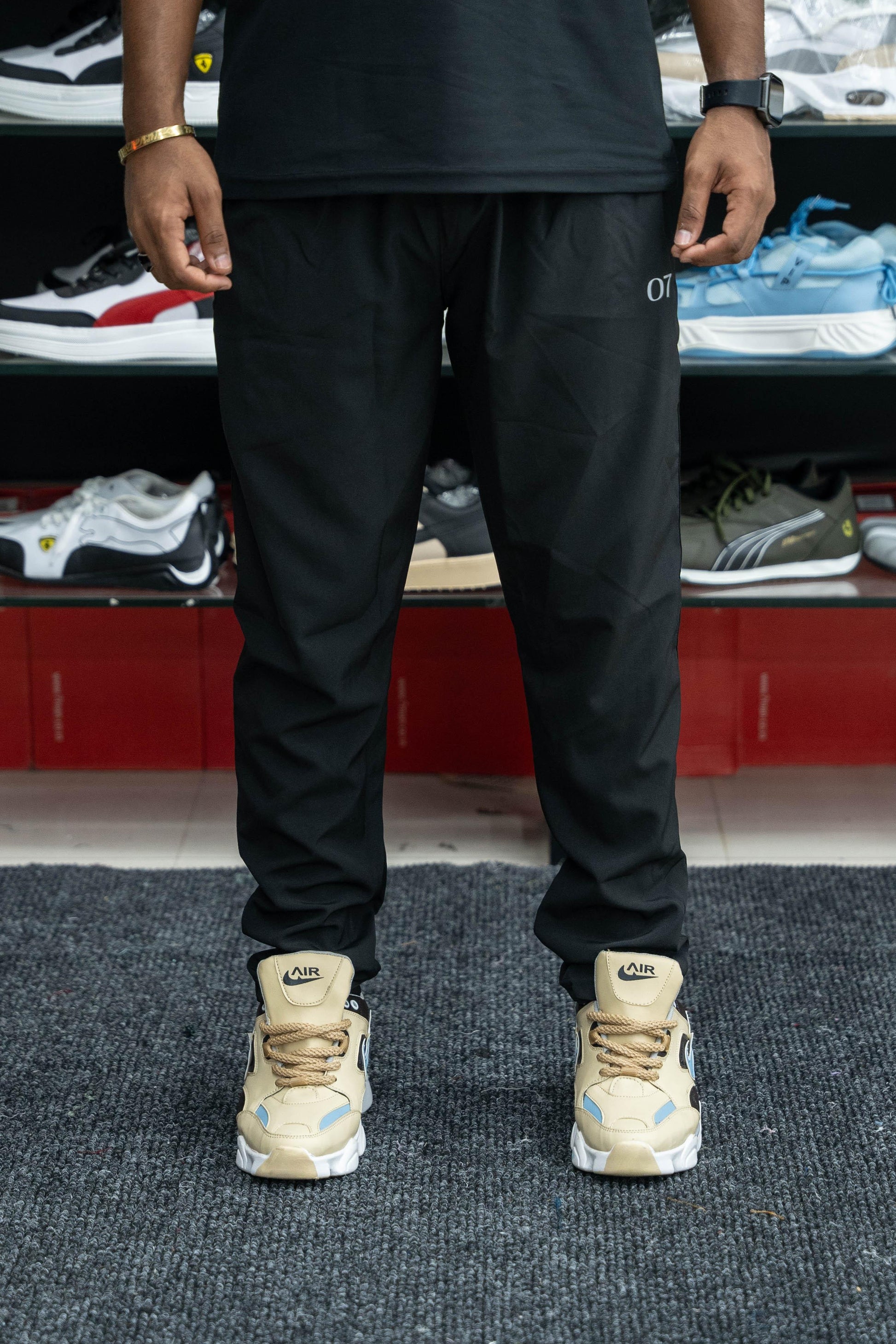 Daily Wear Regular Fit Mens NS Track Pant - Black