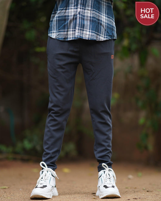 TRENDY MEN'S OTTAMAN TRACK PANT-DARK GREY