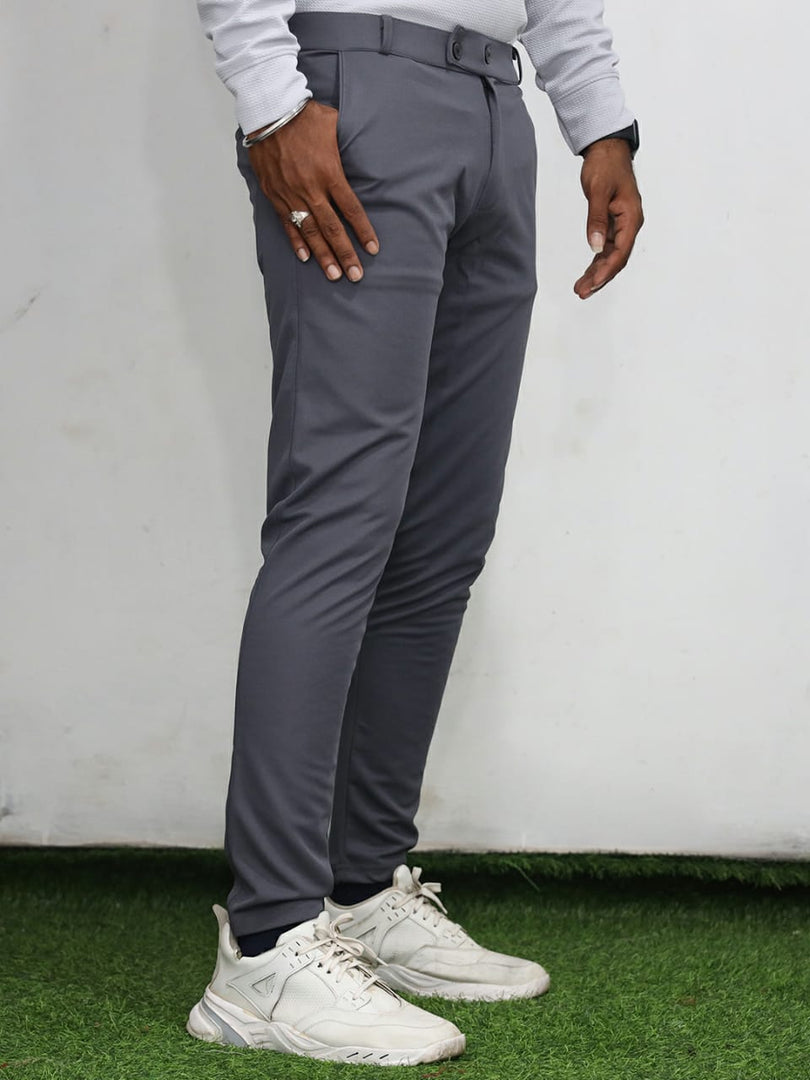 GSOON 4 Way Lycra Fabric Casual Trousers / Track Pant
